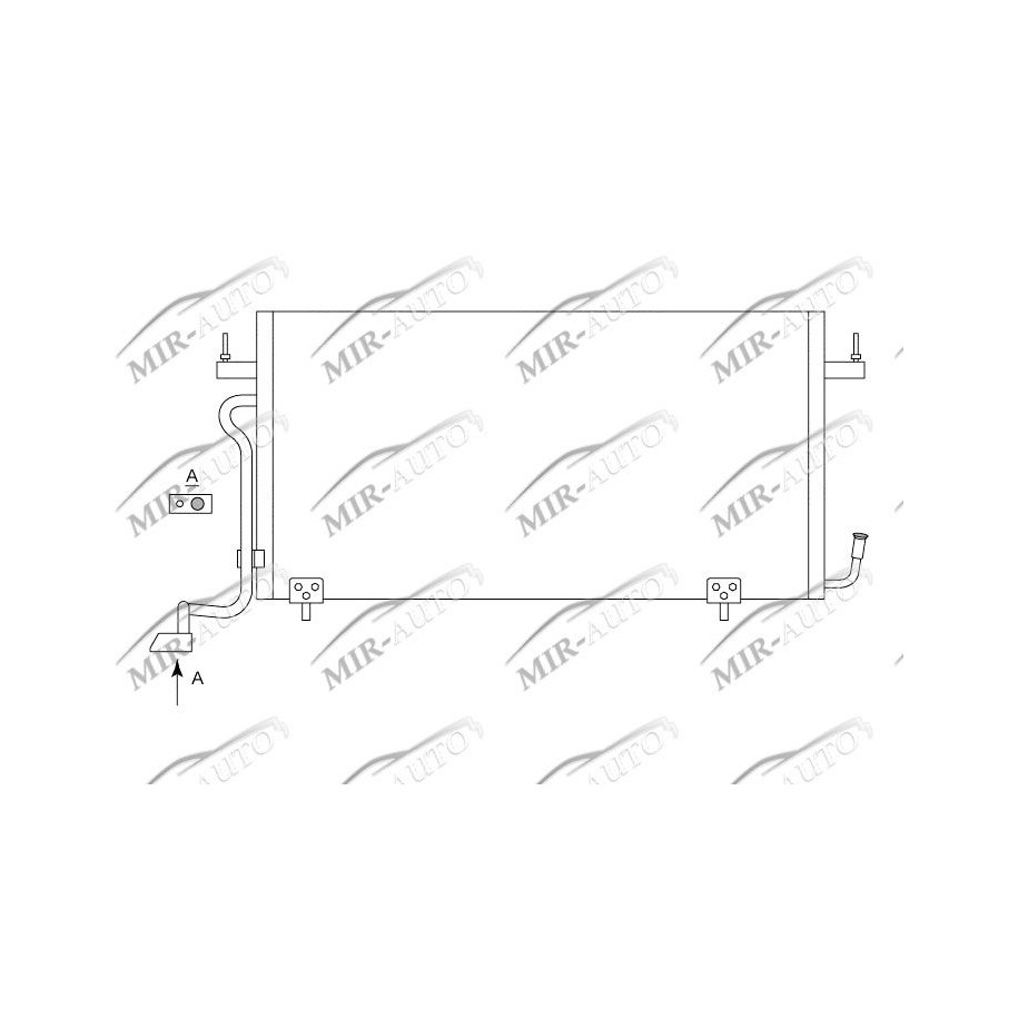 AC condenser without receiver drier