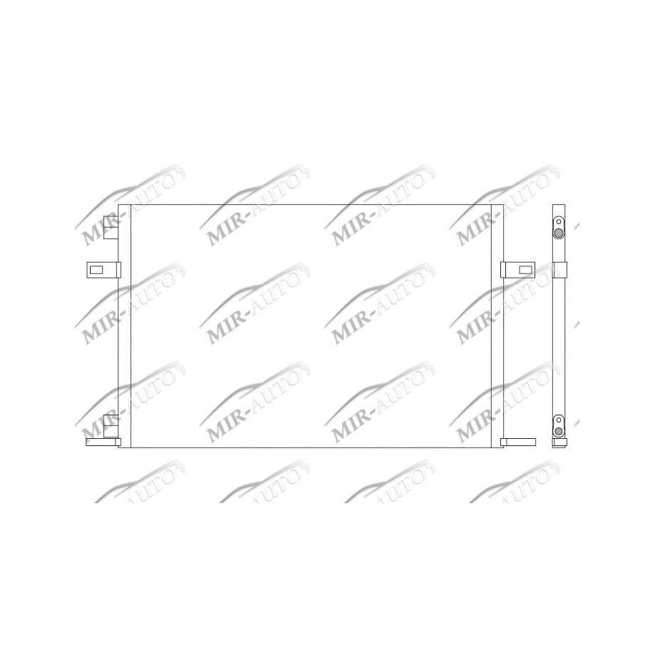 AC condenser without receiver drier