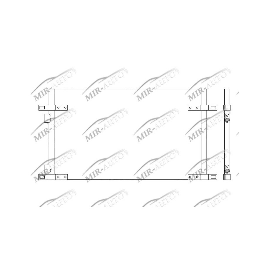 AC condenser without receiver drier