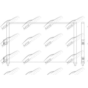 AC condenser without receiver drier