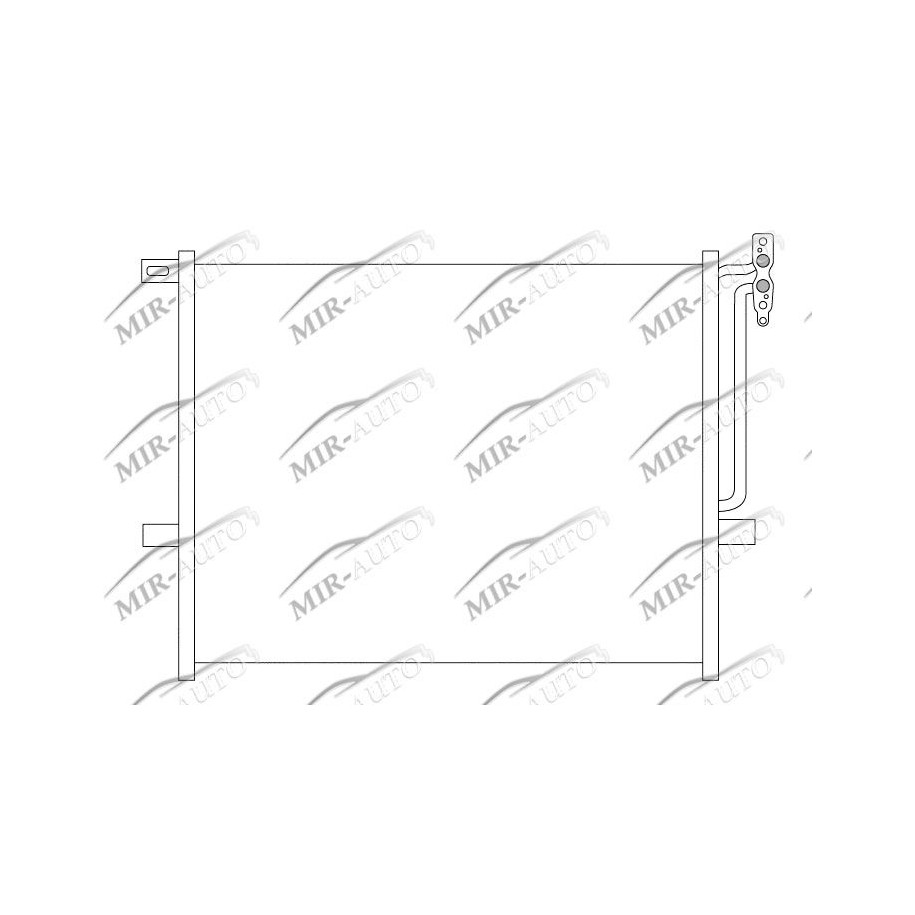 AC condenser without receiver drier