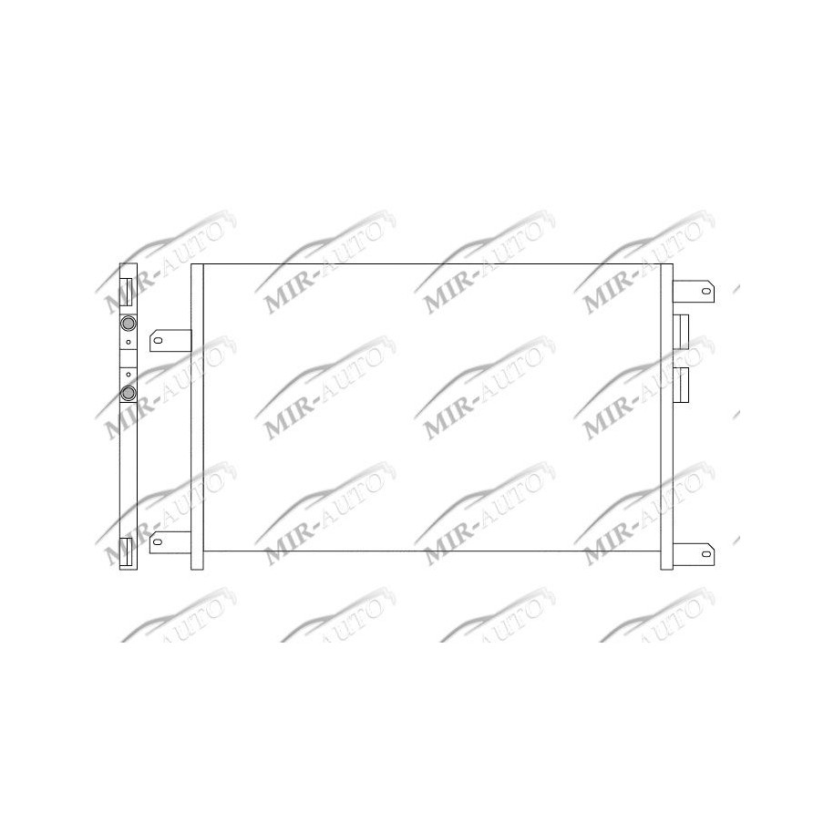 AC condenser without receiver drier