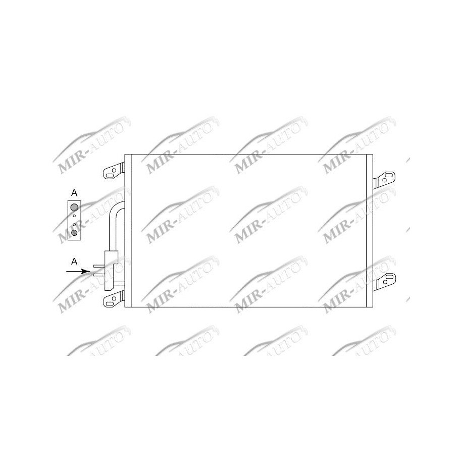 AC condenser without receiver drier