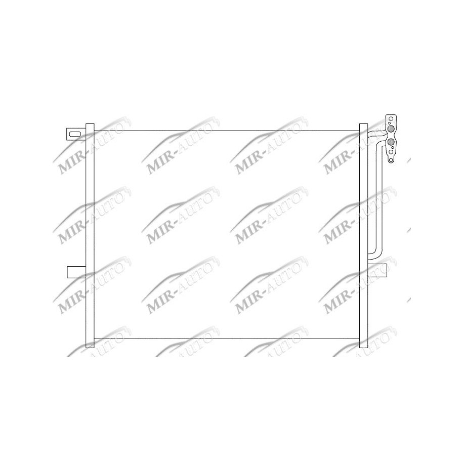 AC condenser without receiver drier