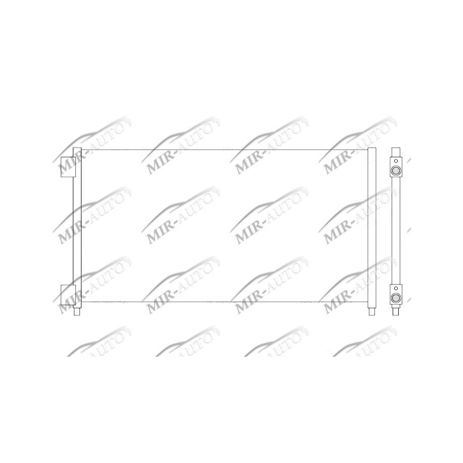 AC condenser without receiver drier