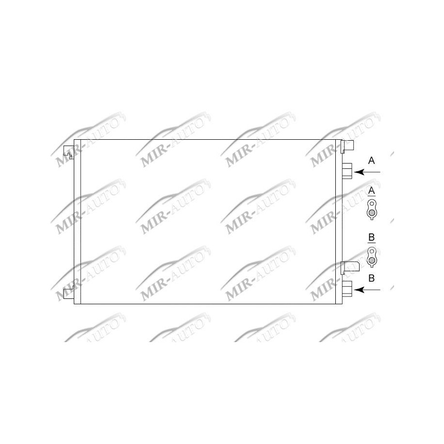 AC condenser without receiver drier