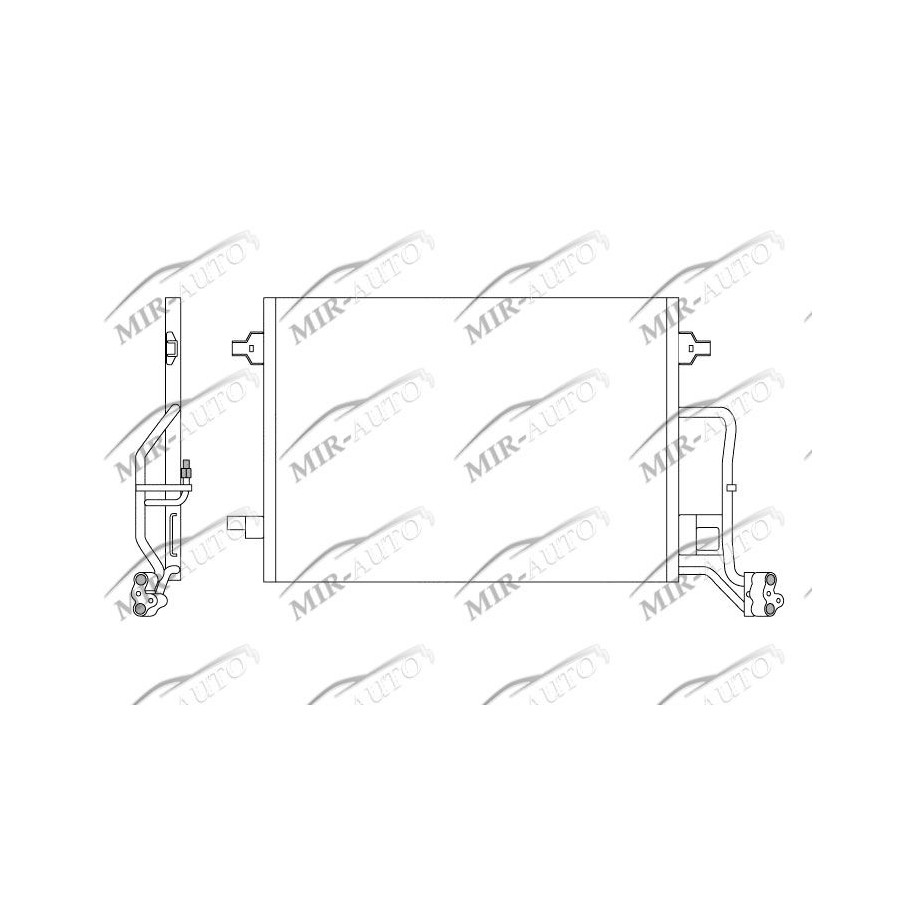AC condenser without receiver drier