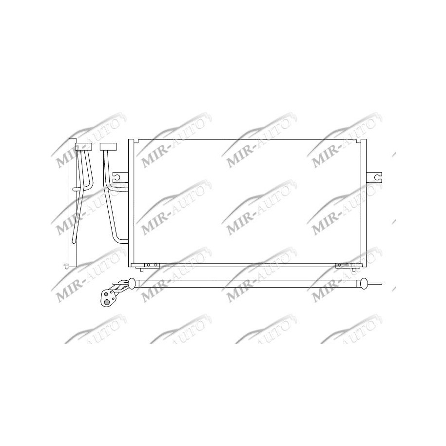 AC condenser without receiver drier