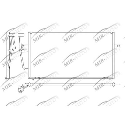 AC condenser without receiver drier