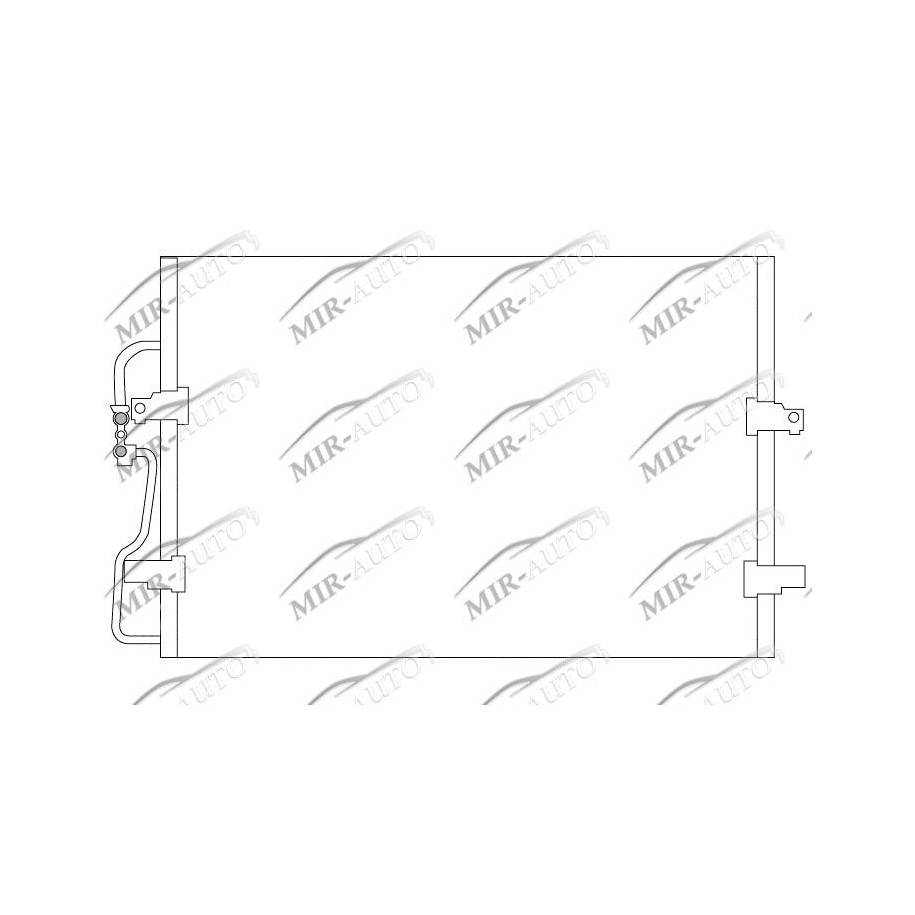 AC condenser without receiver drier