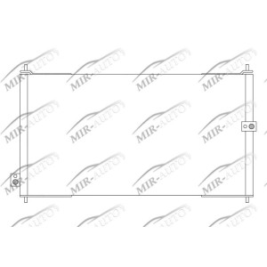 AC condenser without receiver drier