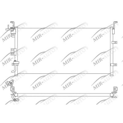 AC condenser without receiver drier