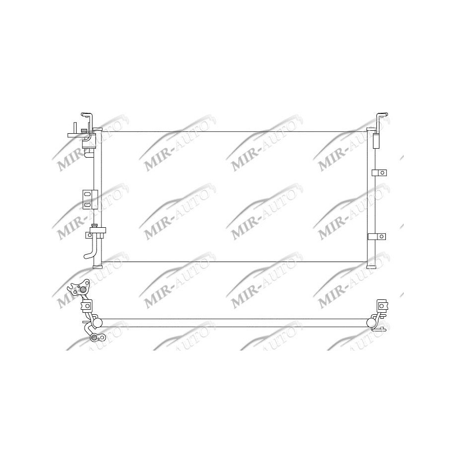 AC condenser without receiver drier