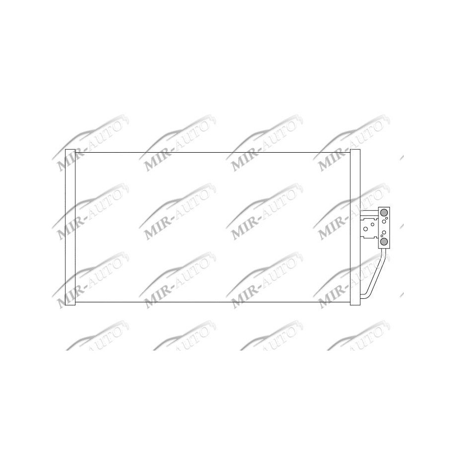 AC condenser without receiver drier
