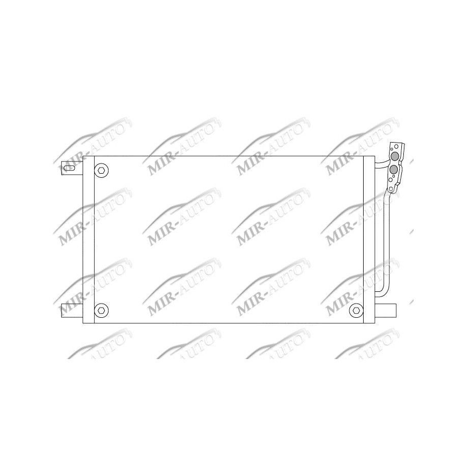 AC condenser without receiver drier