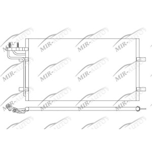 AC condenser without receiver drier