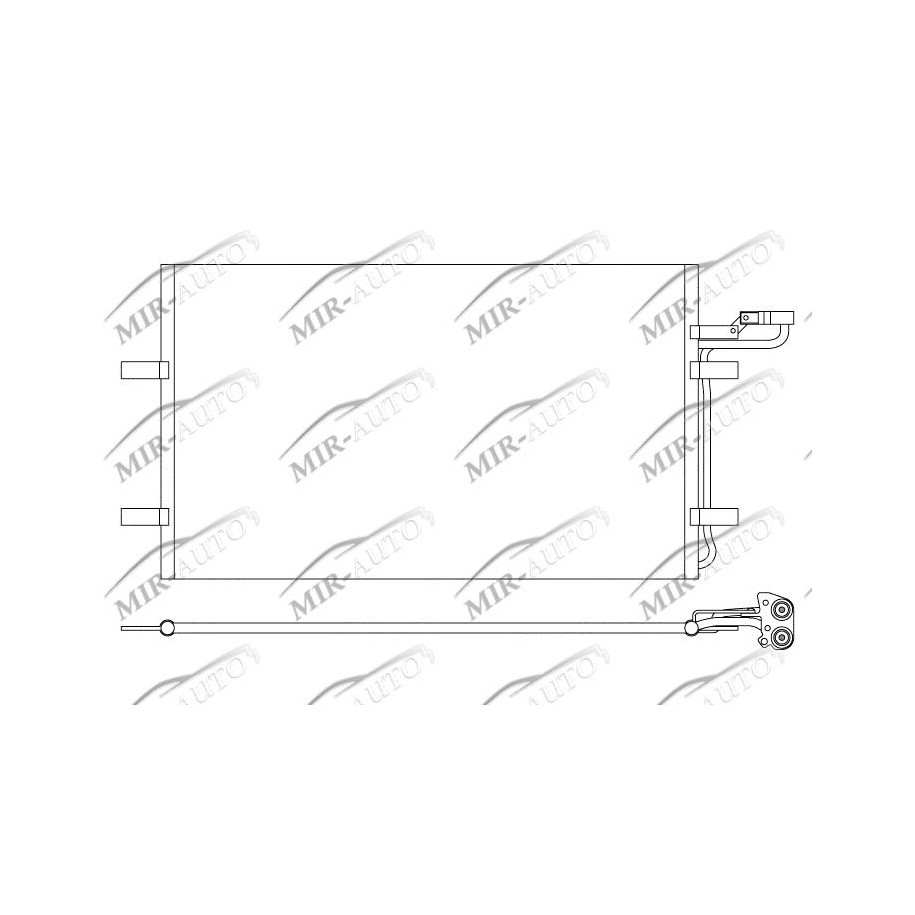 AC condenser without receiver drier
