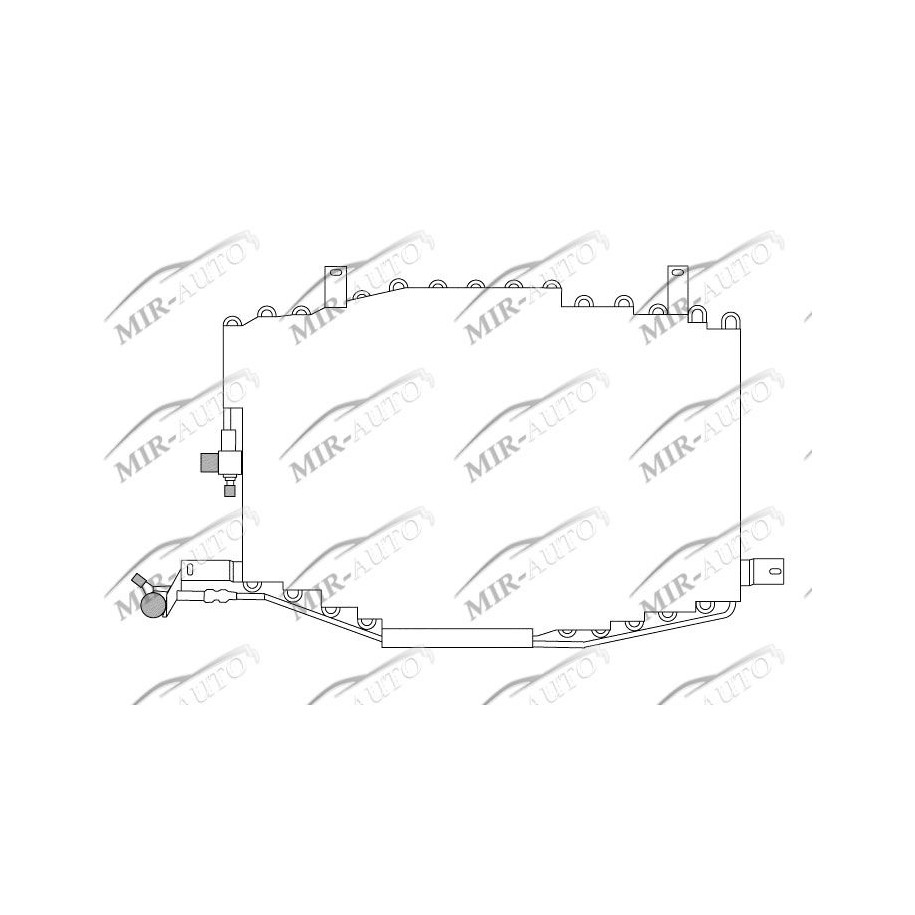 AC condenser without receiver drier