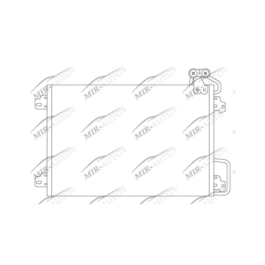 AC condenser without receiver drier