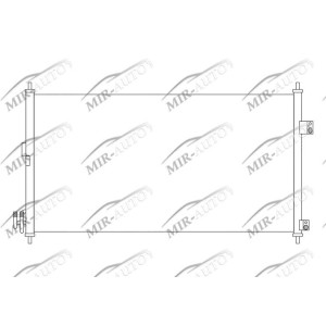 AC condenser without receiver drier