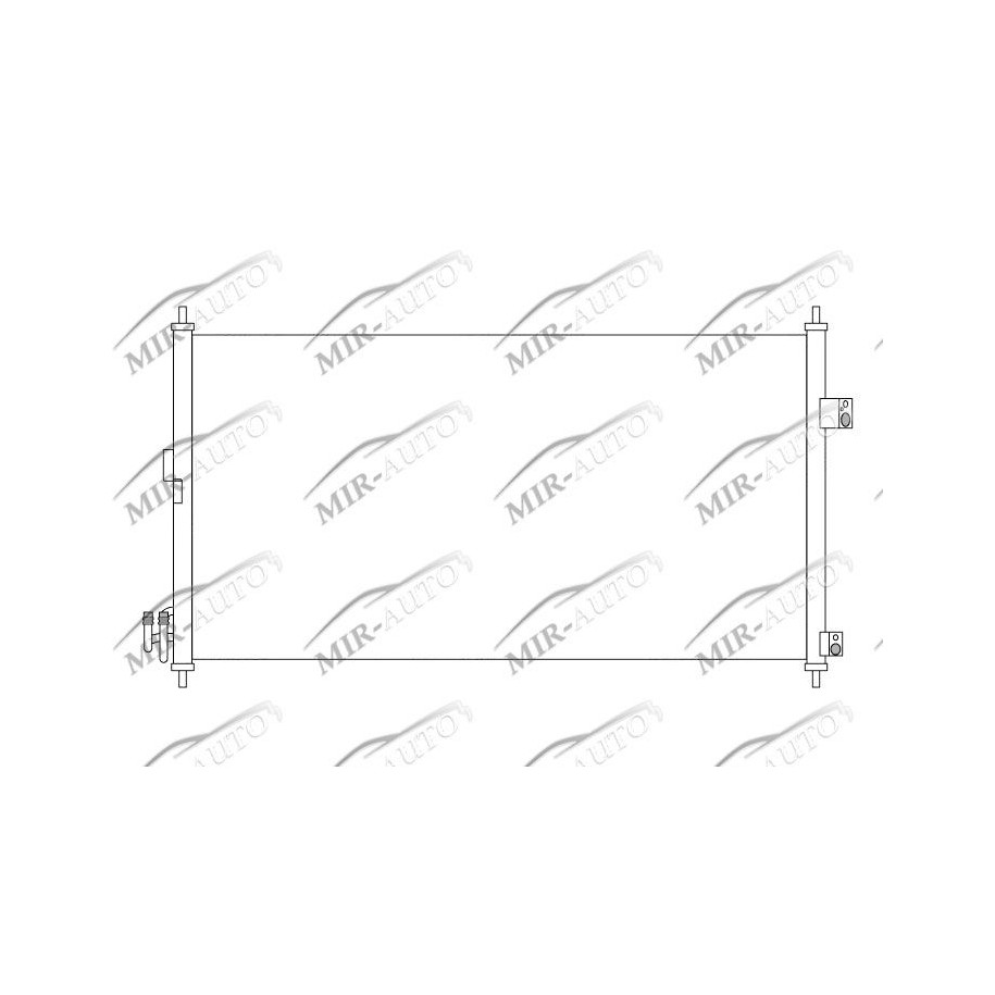 AC condenser without receiver drier