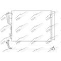 AC condenser with integrated receiver drier