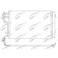 AC condenser with integrated receiver drier