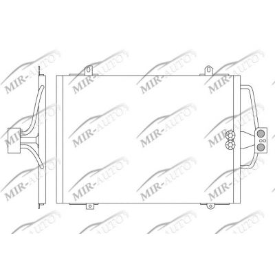 AC condenser without receiver drier