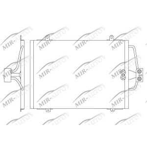 AC condenser without receiver drier