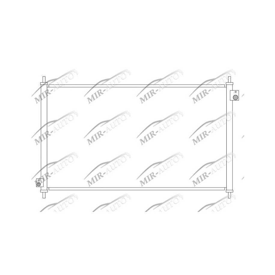 AC condenser without receiver drier