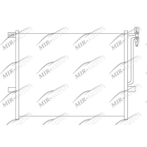 AC condenser without receiver drier