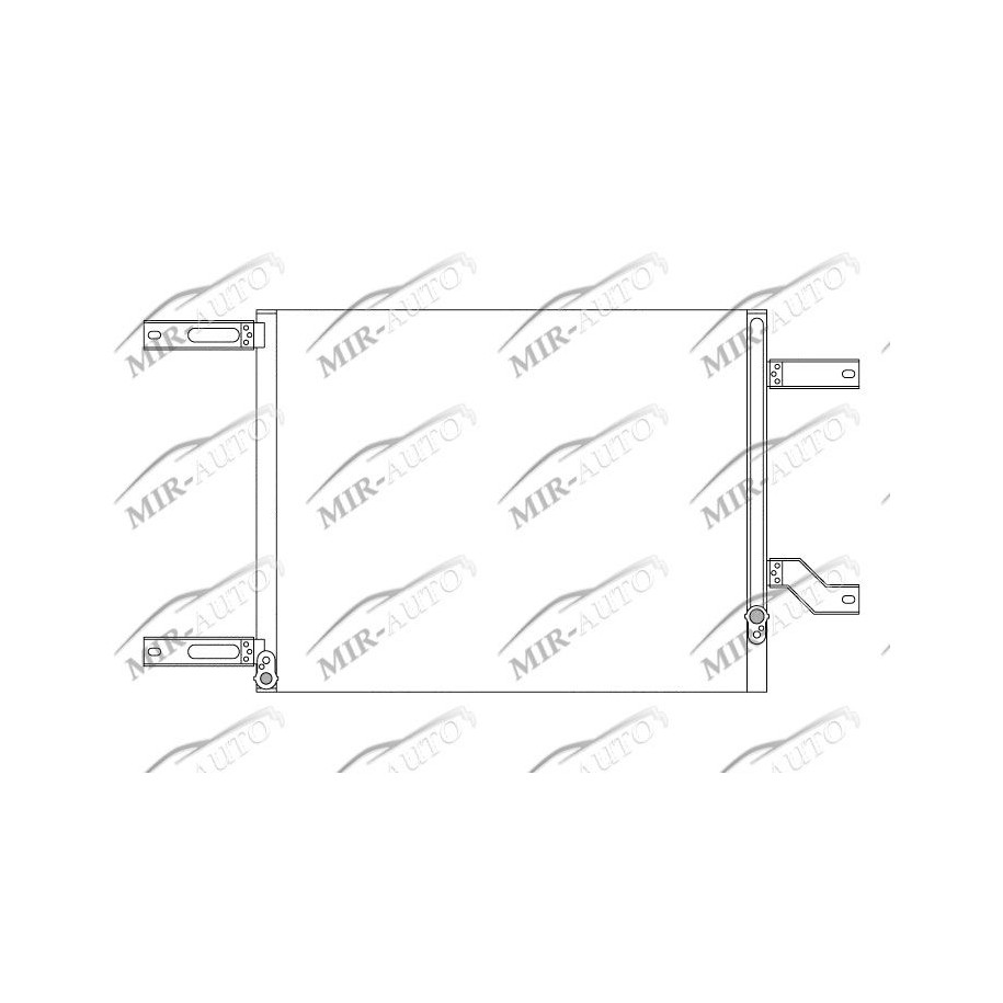 AC condenser without receiver drier