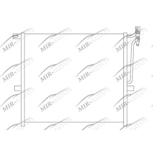 AC condenser without receiver drier