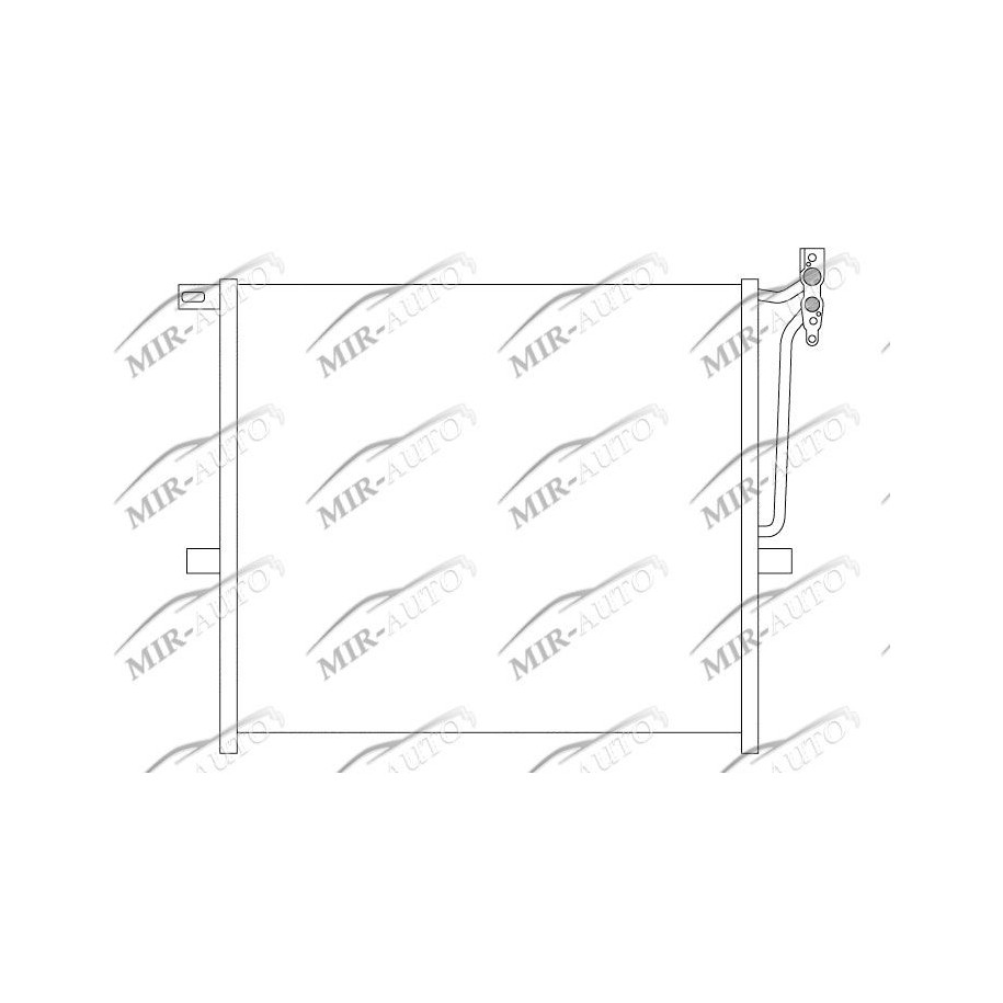 AC condenser without receiver drier