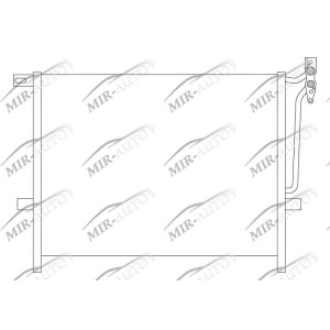 AC condenser without receiver drier