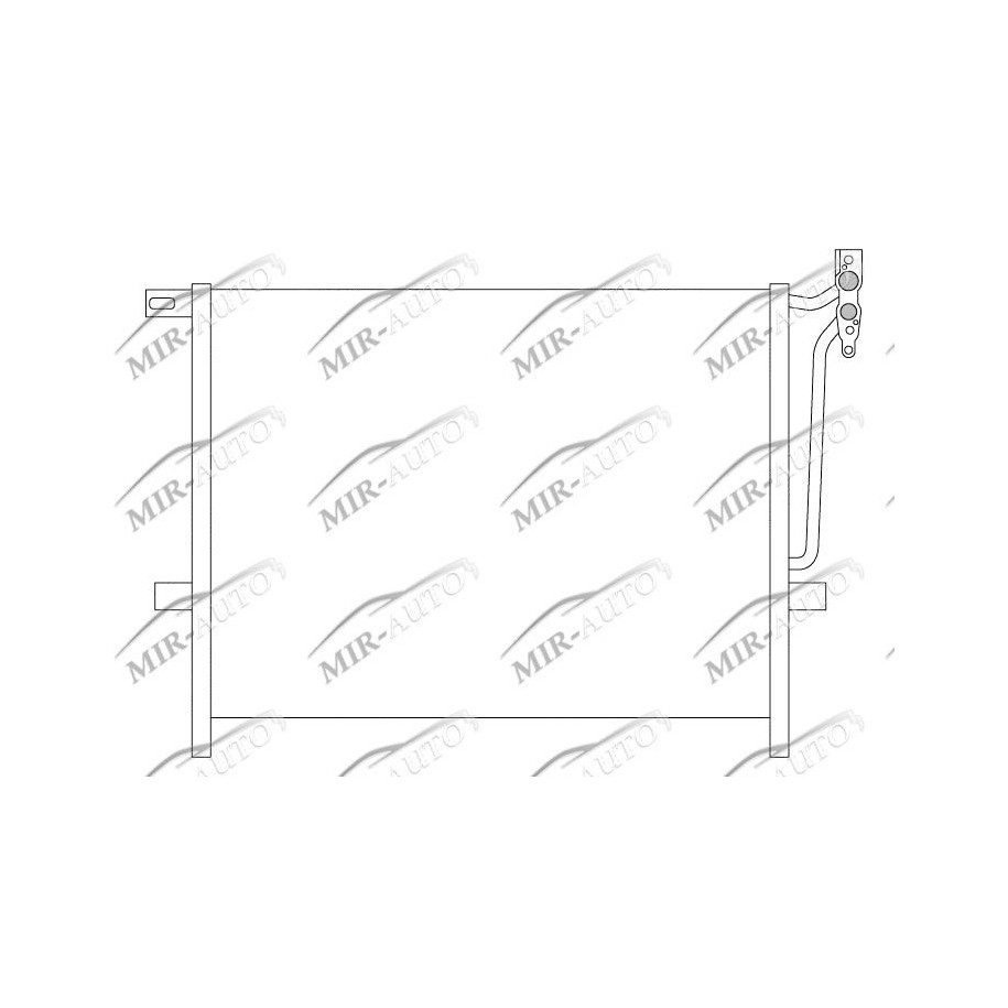 AC condenser without receiver drier