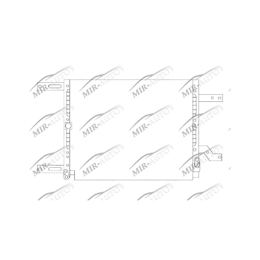 AC condenser without receiver drier