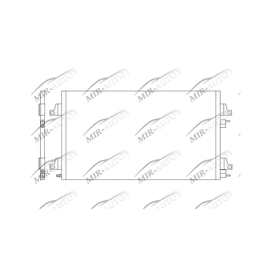 AC condenser without receiver drier