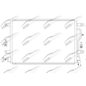 AC condenser without receiver drier