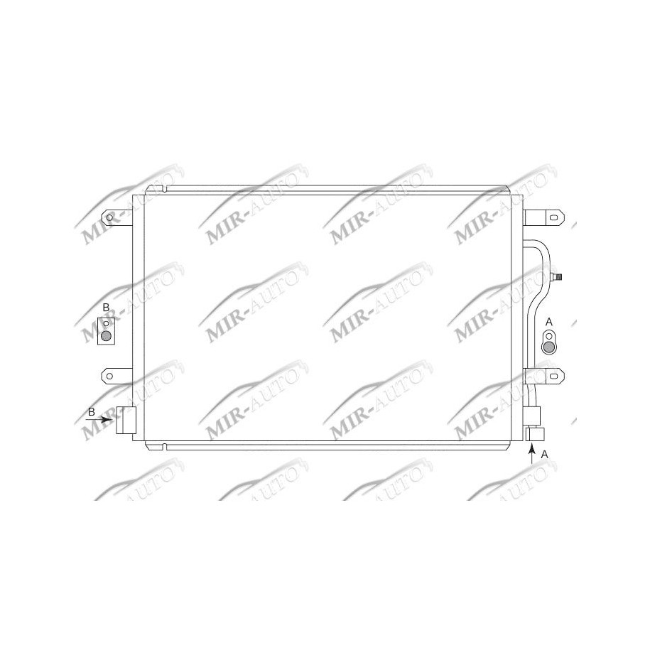 AC condenser without receiver drier