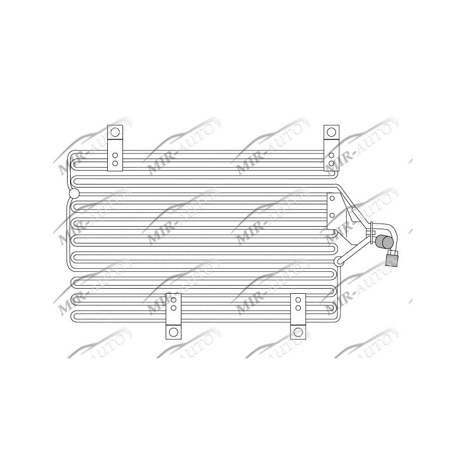 AC condenser without receiver drier