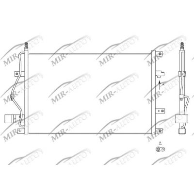 AC condenser without receiver drier