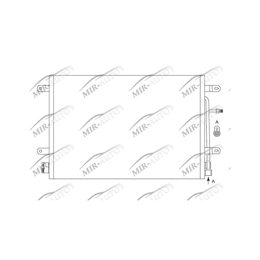 AC condenser without receiver drier