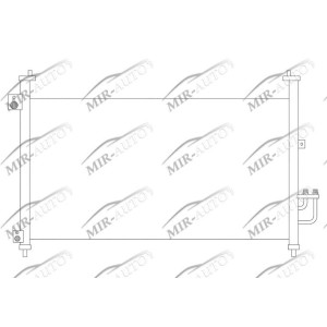 AC condenser without receiver drier