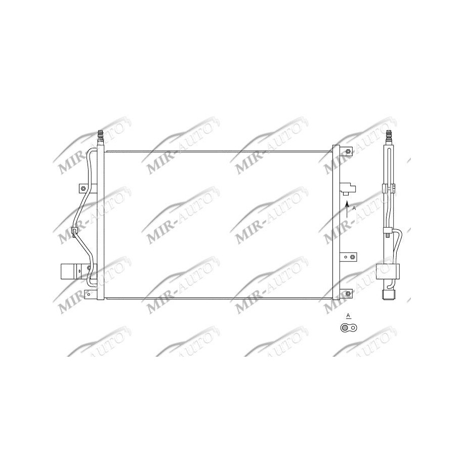 AC condenser without receiver drier