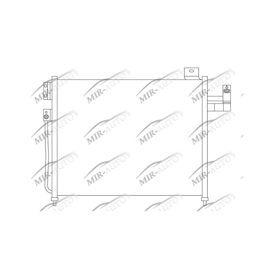 AC condenser without receiver drier