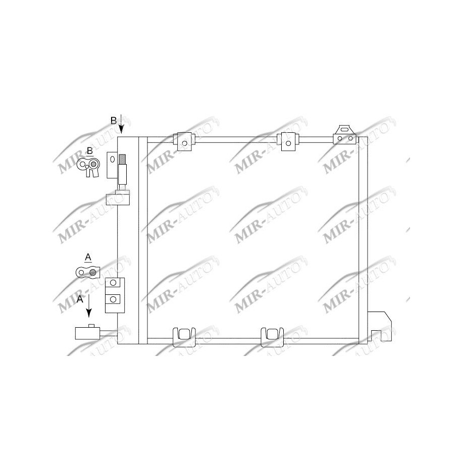 AC condenser without receiver drier