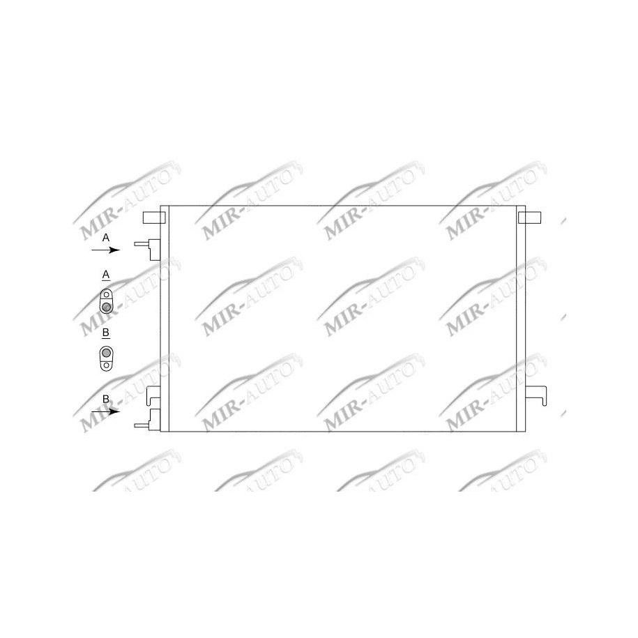 AC condenser without receiver drier