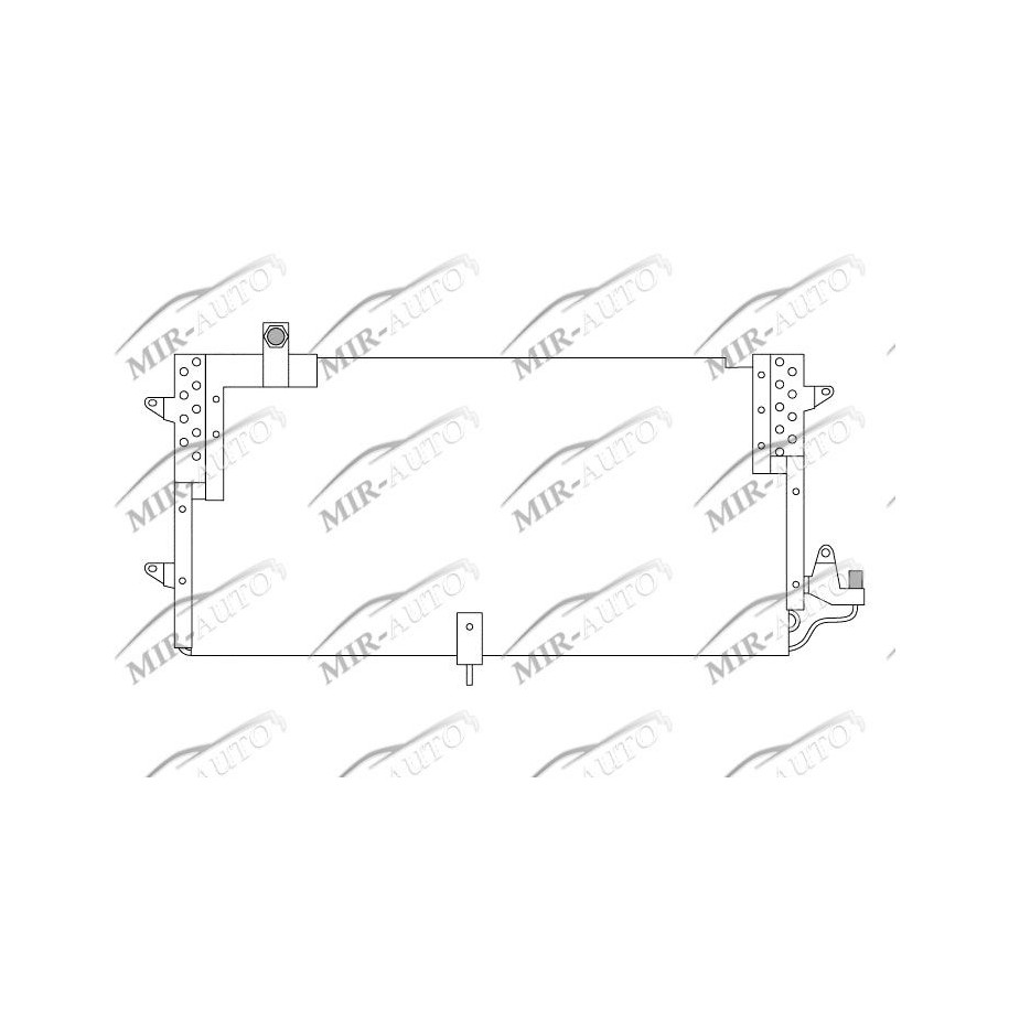 AC condenser without receiver drier