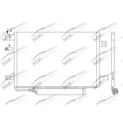 AC condenser without receiver drier